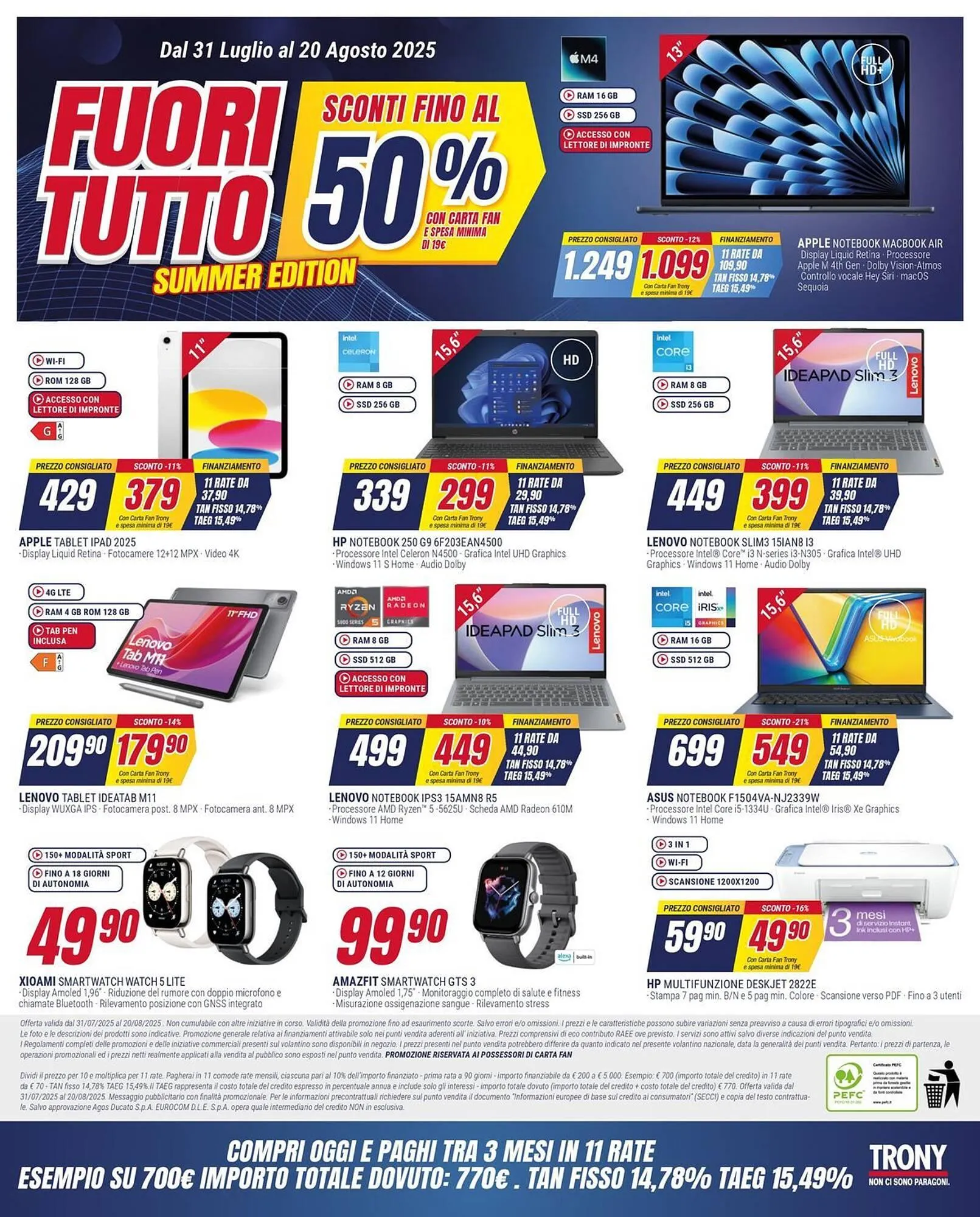 Volantino Trony da 31 luglio a 20 agosto di 2025 - Pagina del volantino 8