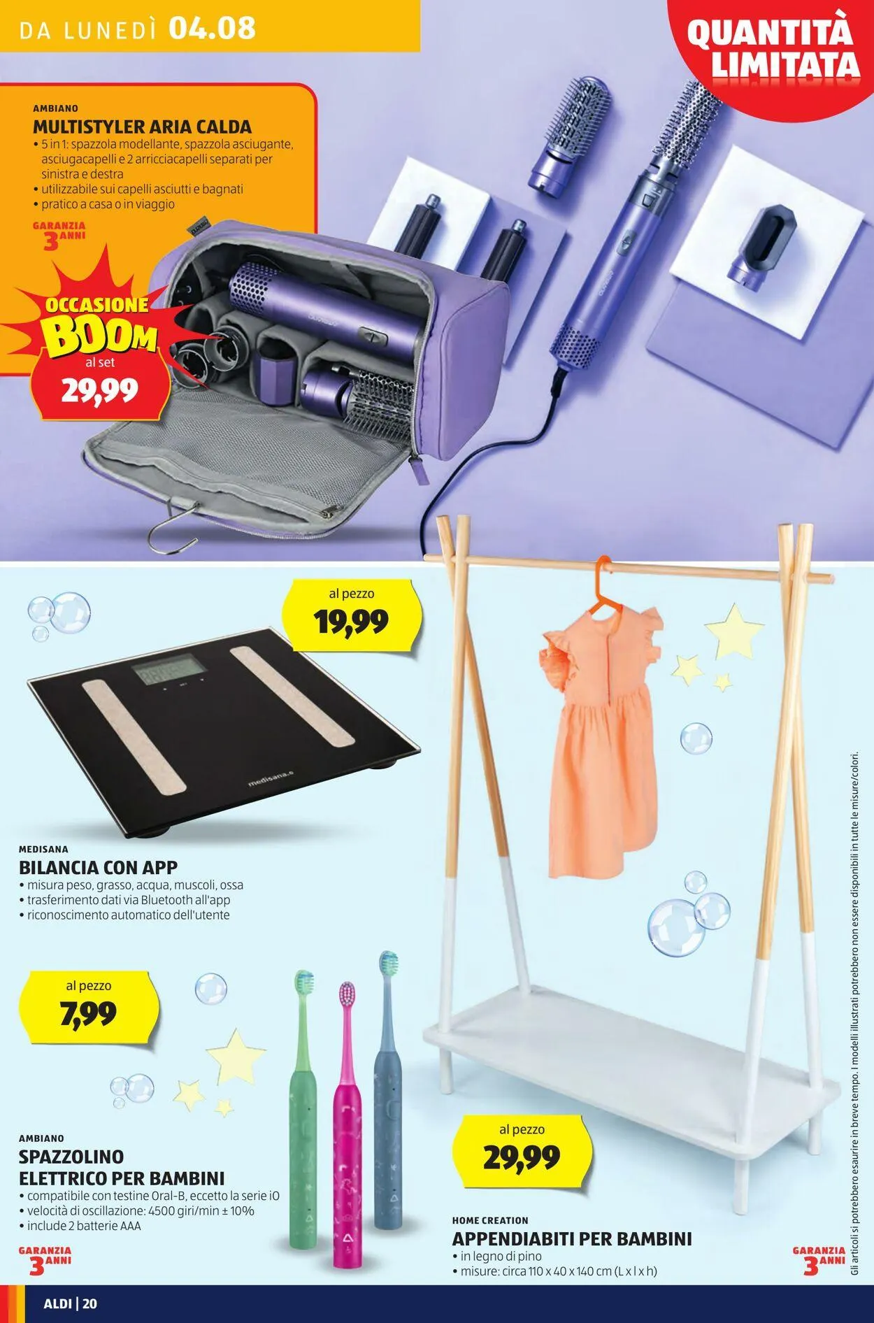 Aldi Volantino attuale da 4 agosto a 10 agosto di 2025 - Pagina del volantino 20