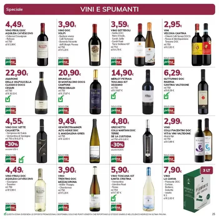 Piu bassi da 30 ottobre a 11 novembre di 2024 - Pagina del volantino 25