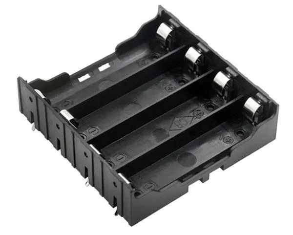 Portabatteria da C.S. per 4 pile tipo 18650