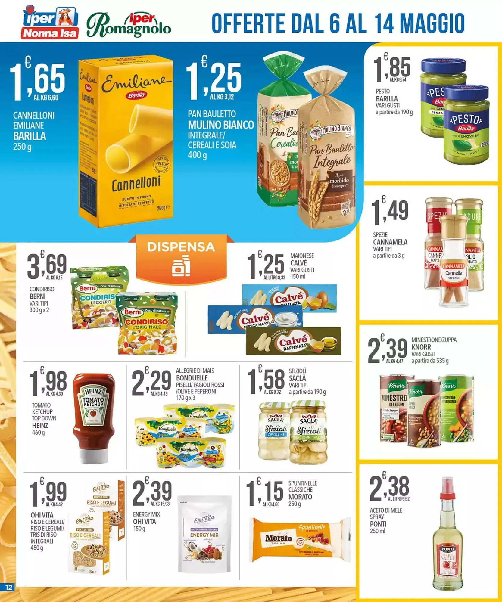 Volantino Iper Romagnolo da 6 maggio a 14 maggio di 2025 - Pagina del volantino 12
