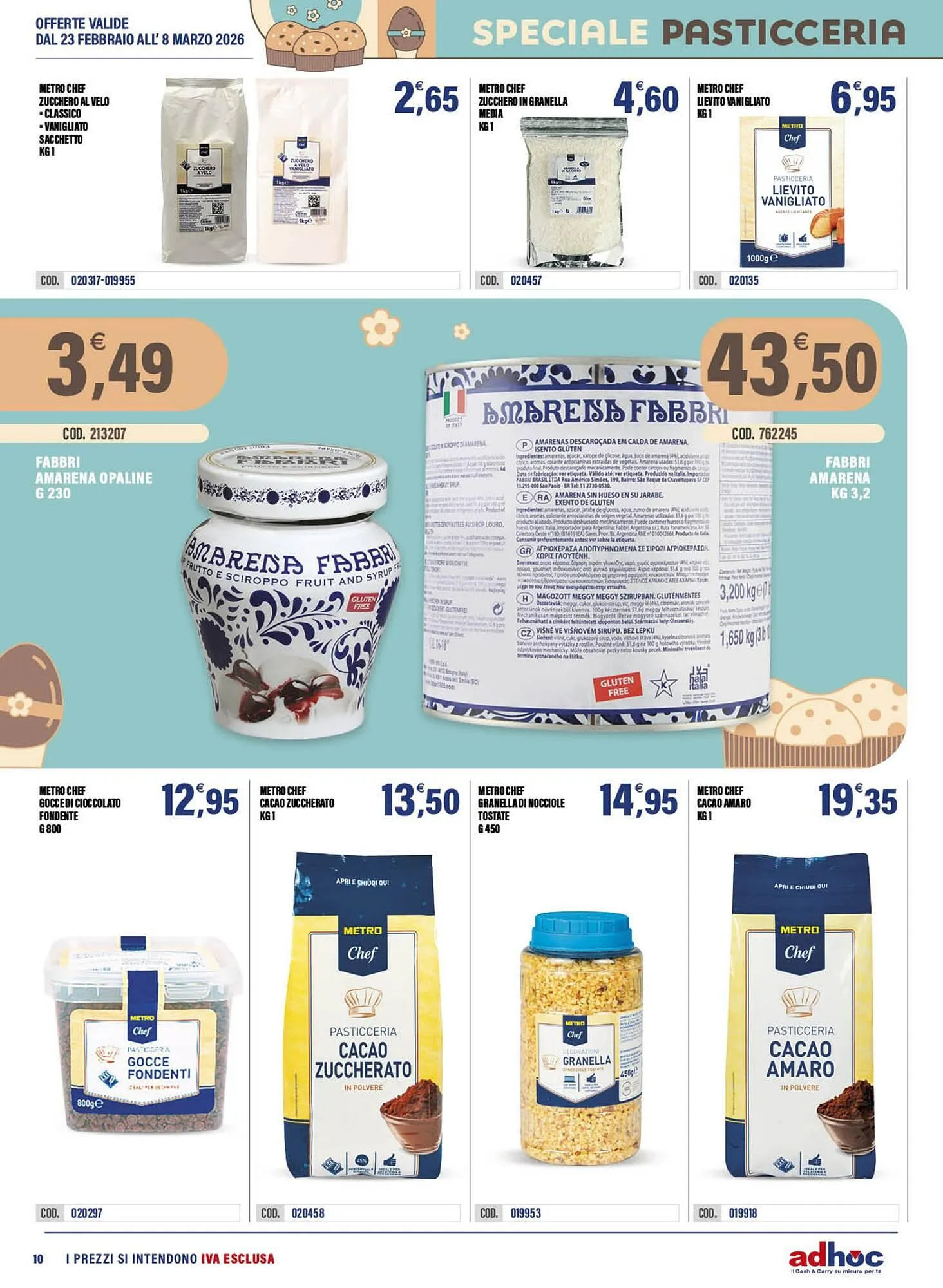 Volantino Adhoc da 23 febbraio a 8 marzo di 2026 - Pagina del volantino 10