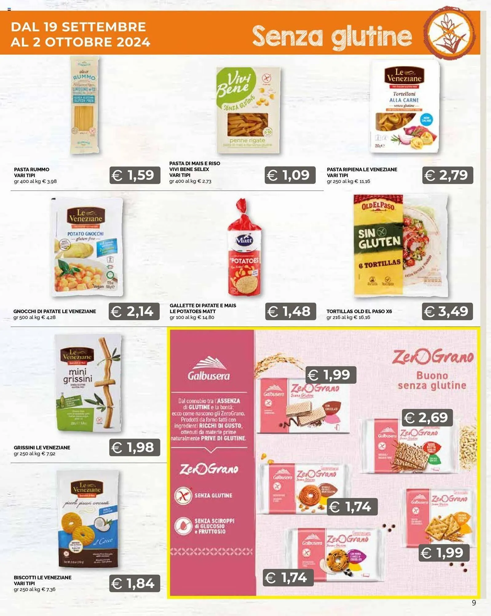 Volantino Mercatò da 19 settembre a 2 ottobre di 2024 - Pagina del volantino 9