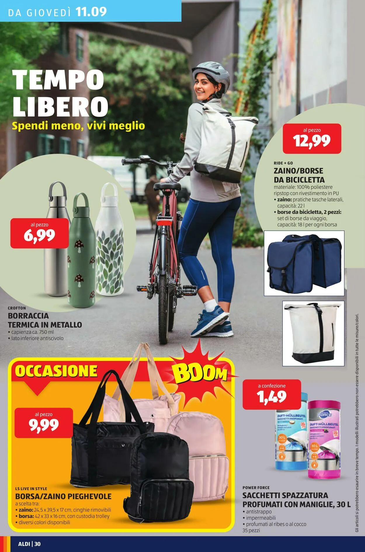 Aldi Volantino attuale da 8 settembre a 14 settembre di 2025 - Pagina del volantino 30