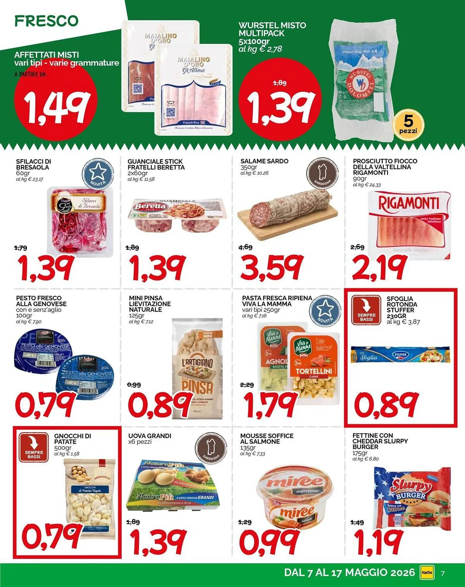 Volantino Hardis da 7 maggio a 17 maggio di 2026 - Pagina del volantino 7
