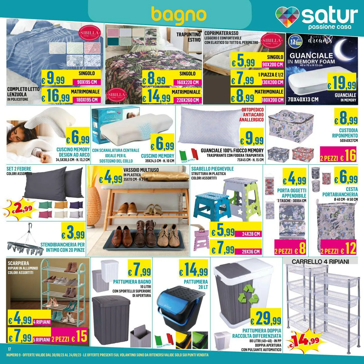 Satur da 30 agosto a 24 settembre di 2023 - Pagina del volantino 17
