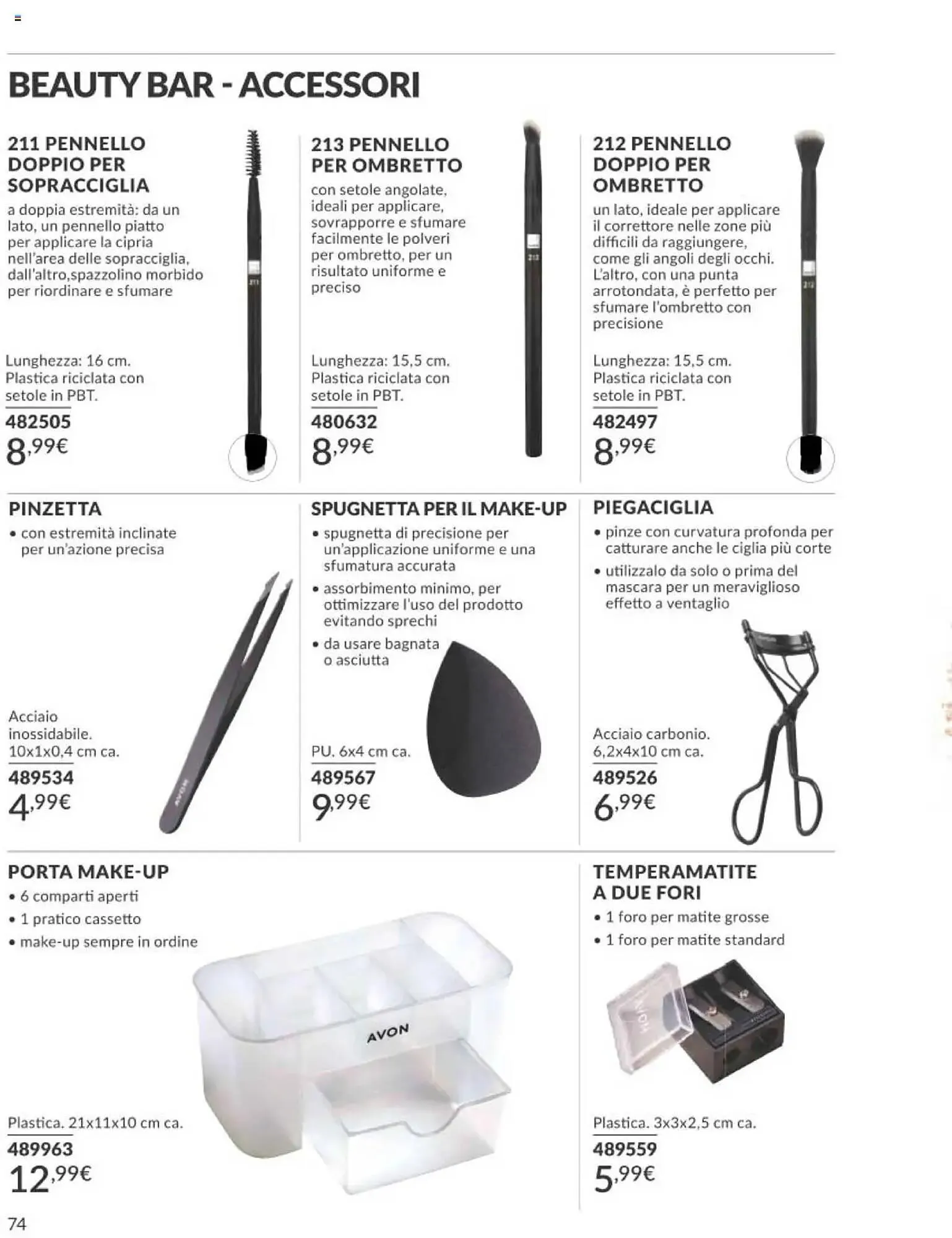 Catalogo Avon da 1 ottobre a 31 ottobre di 2025 - Pagina del volantino 74