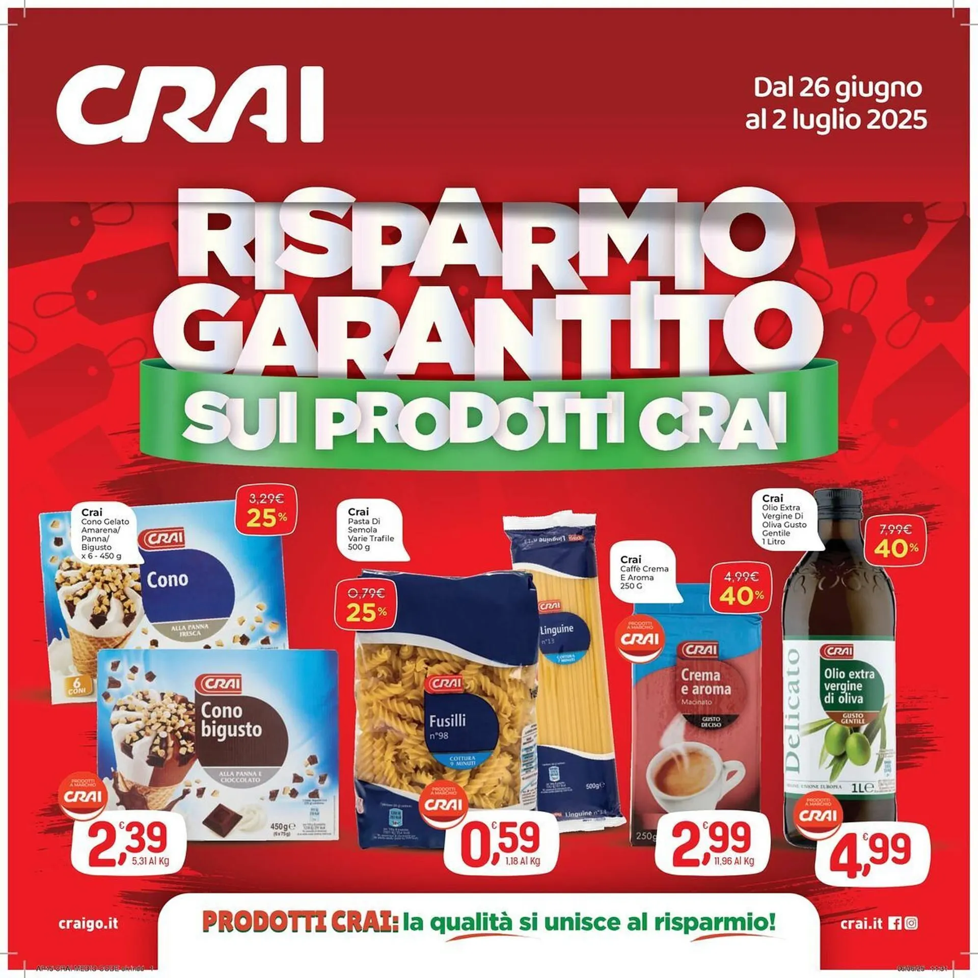 Volantino Crai - 1