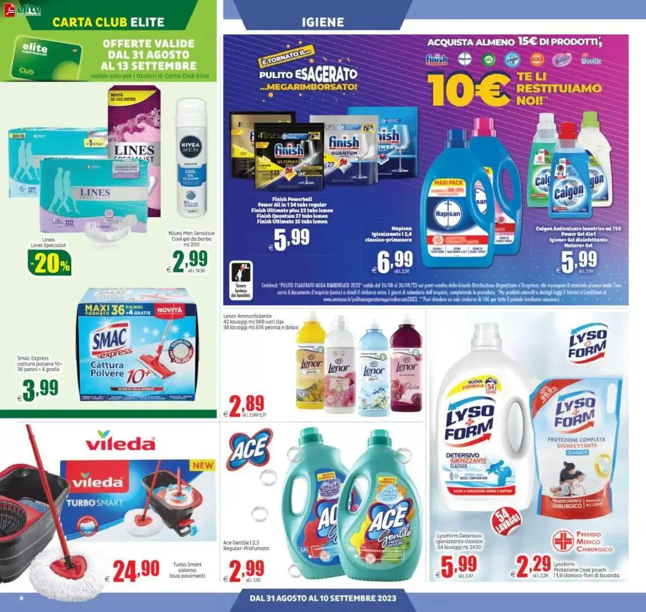 Volantino Elite Supermercati da 31 agosto a 10 settembre di 2023 - Pagina del volantino 8