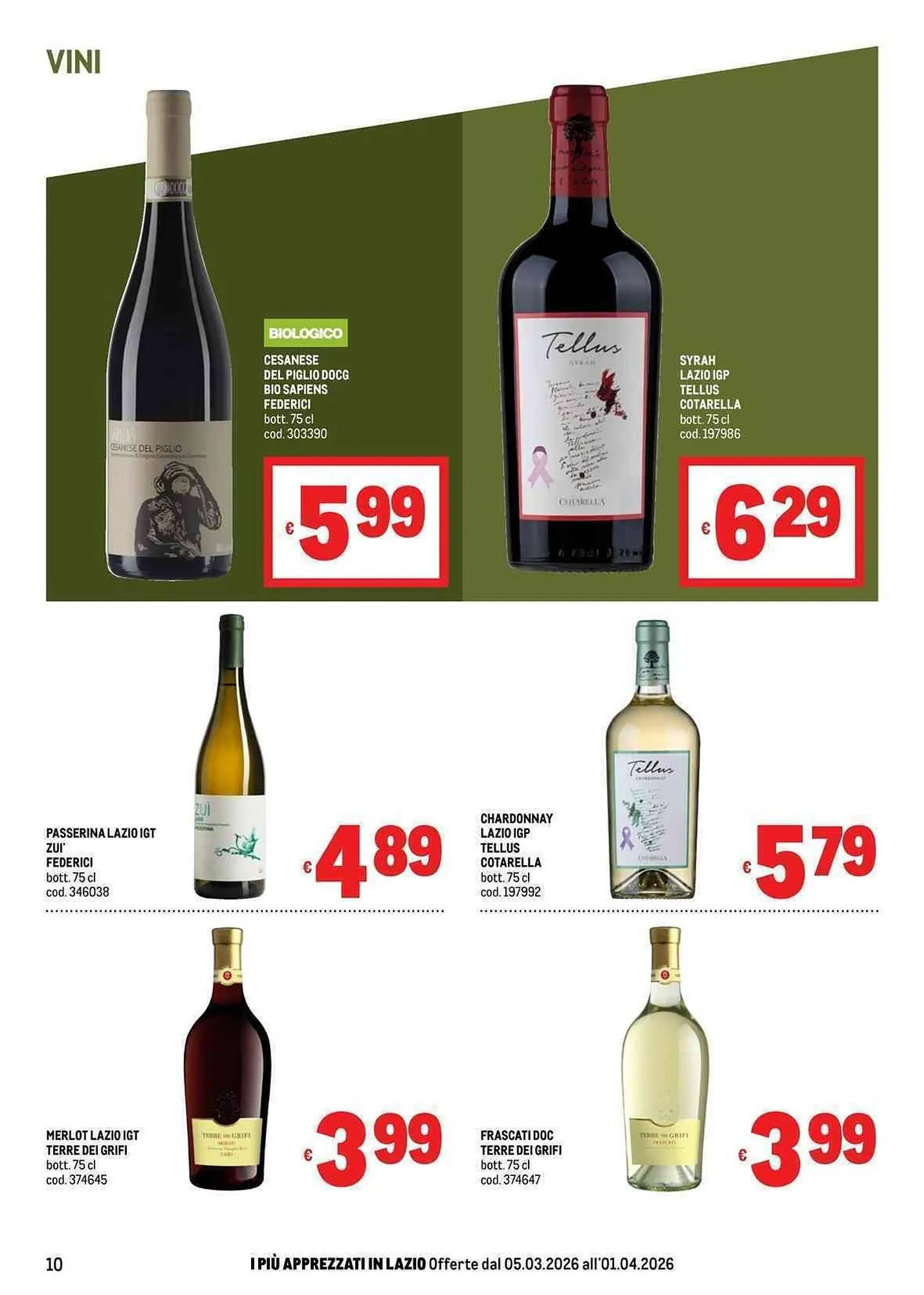 Volantino Metro da 5 marzo a 1 aprile di 2026 - Pagina del volantino 10