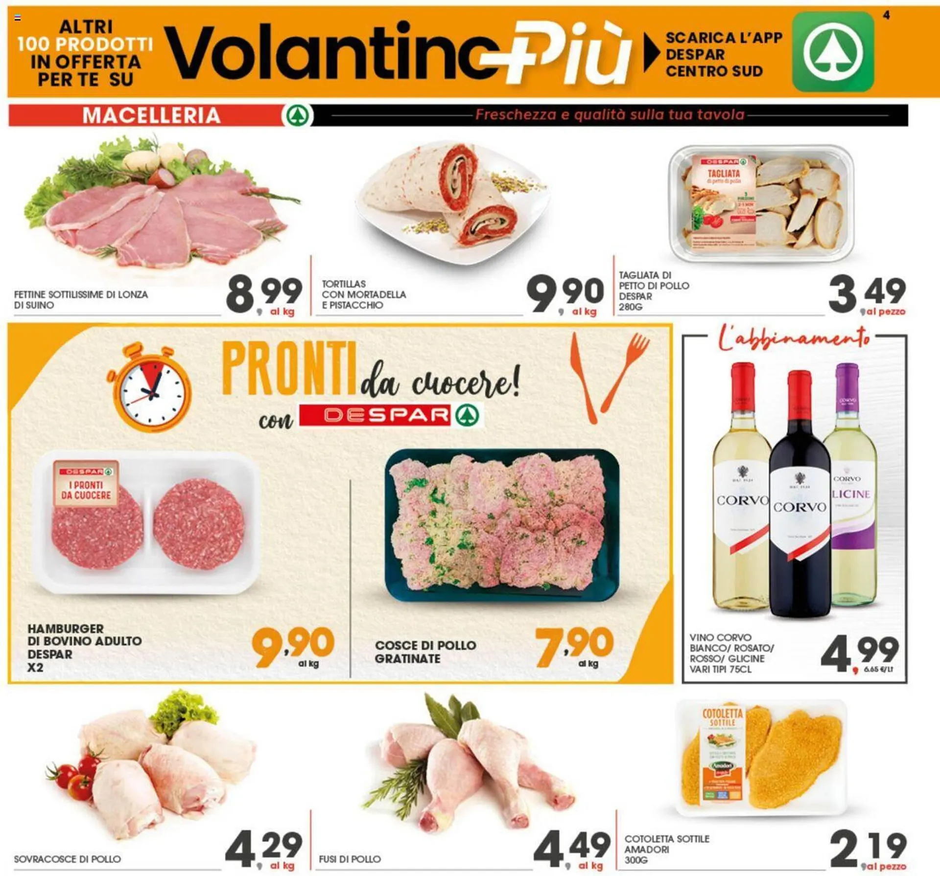 Volantino Eurospar da 4 settembre a 9 settembre di 2023 - Pagina del volantino 4