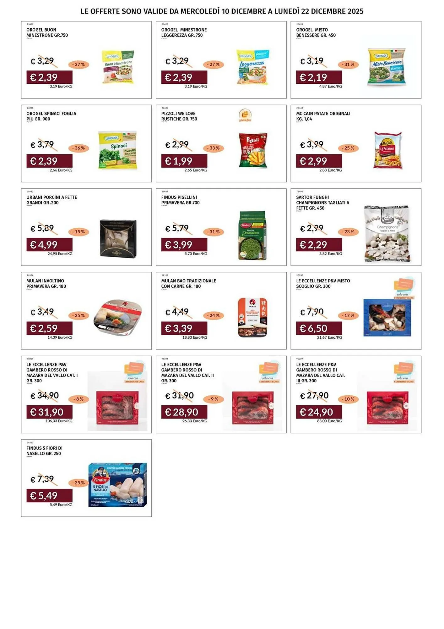 Volantino Prezzemolo e Vitale da 11 dicembre a 22 dicembre di 2025 - Pagina del volantino 23