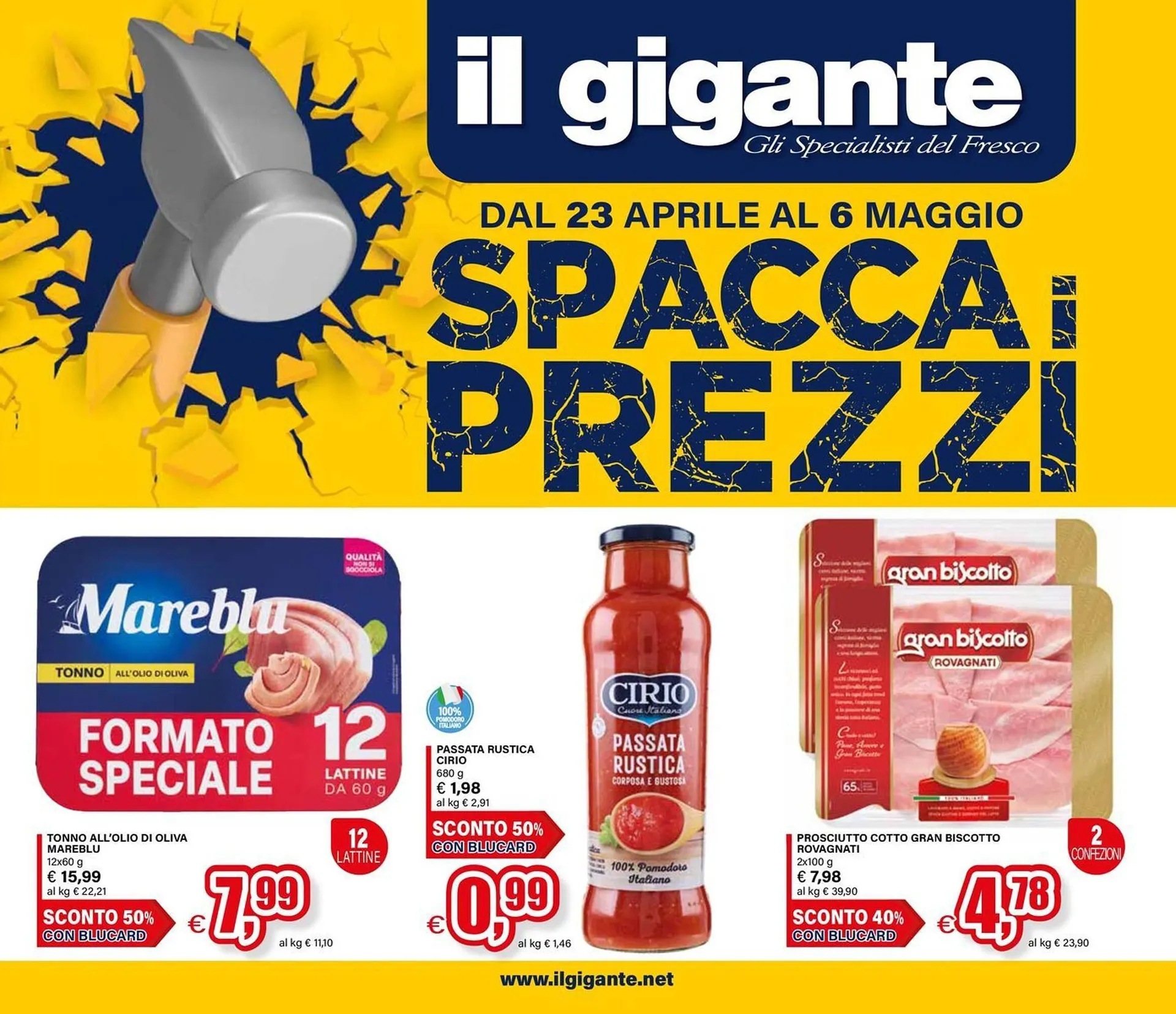 Volantino Il Gigante da 23 aprile a 6 maggio di 2026 - Pagina del volantino 1
