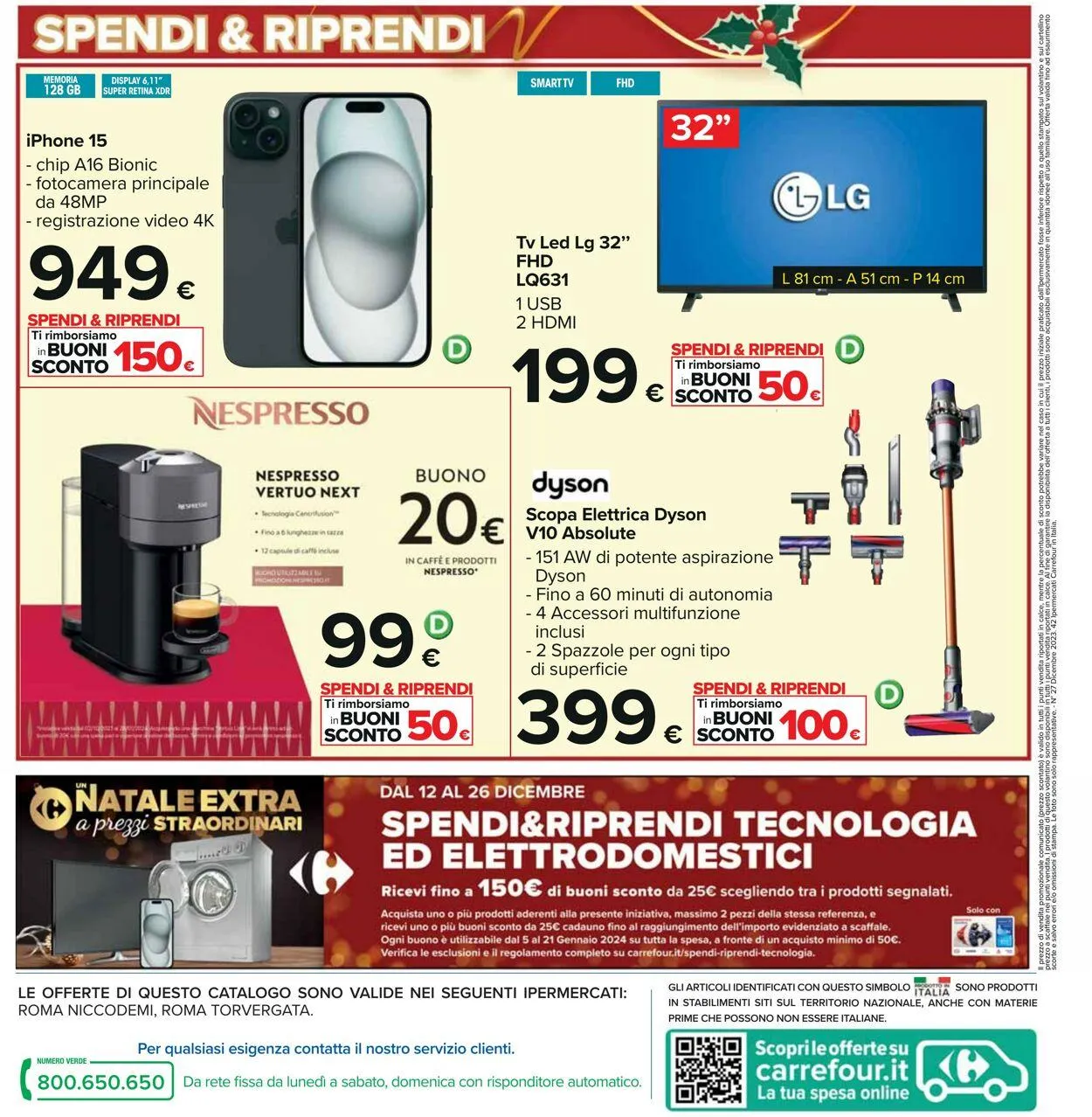 Carrefour Volantino attuale da 12 dicembre a 26 dicembre di 2023 - Pagina del volantino 60