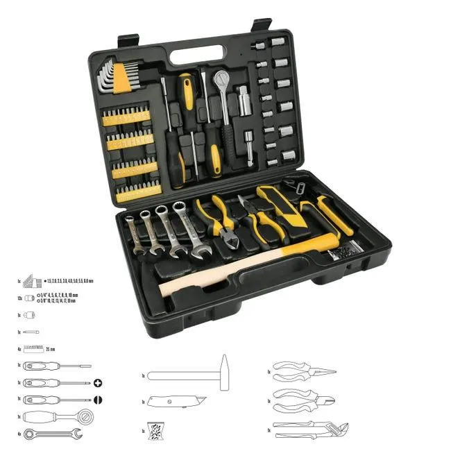 Set di attrezzi da 160 pezzi con valigetta