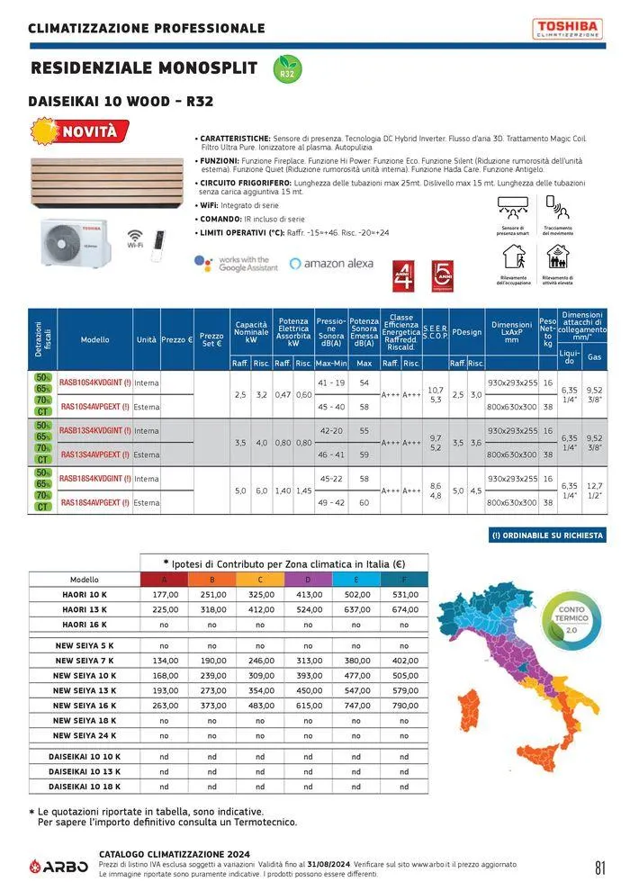 Catalogo climatizzazione 2024 da 17 maggio a 31 dicembre di 2024 - Pagina del volantino 81