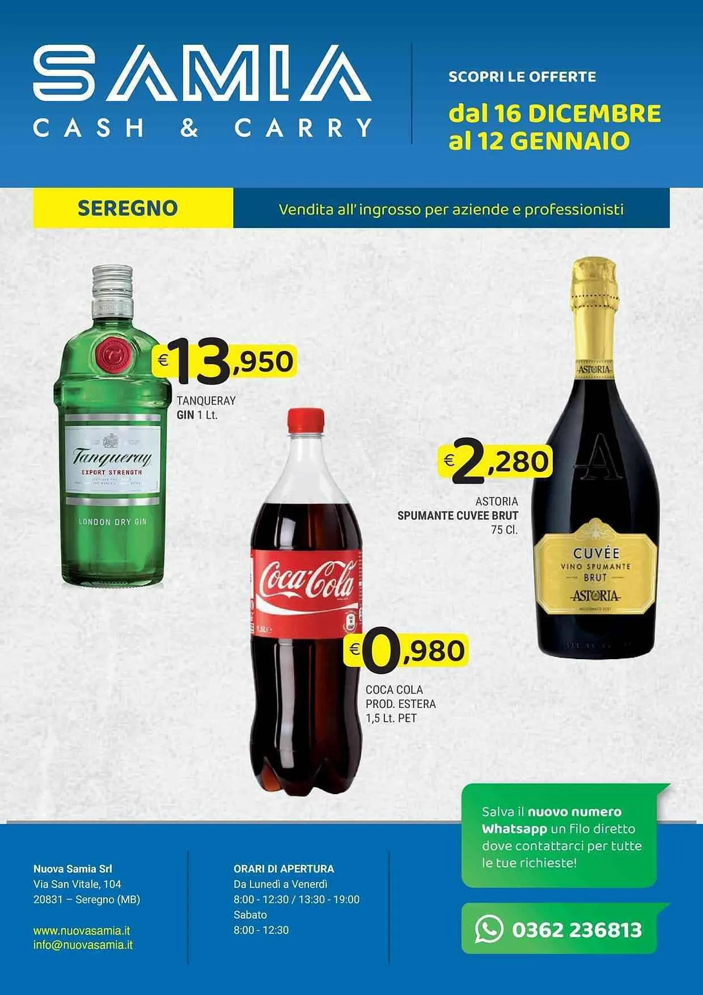 Volantino Samia Cash and Carry da 16 dicembre a 12 gennaio di 2024 - Pagina del volantino 