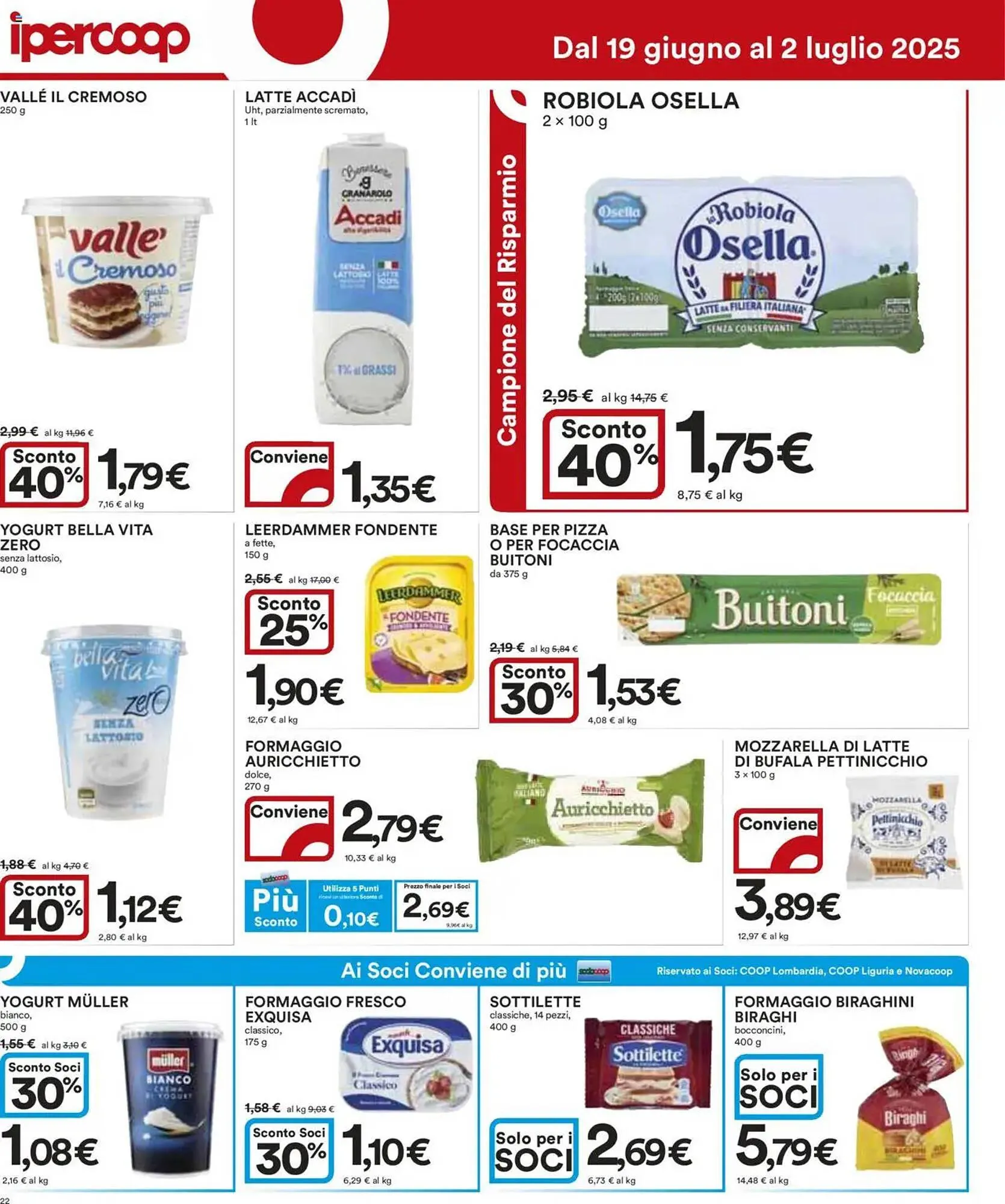Volantino Ipercoop da 19 giugno a 2 luglio di 2025 - Pagina del volantino 22