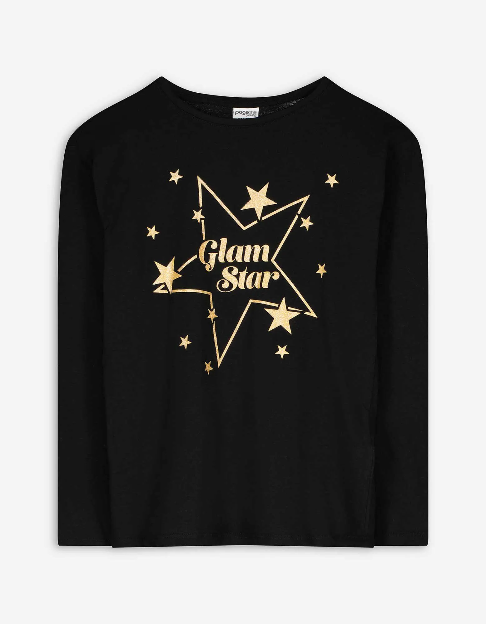 Maglia a manica lunga - Stampa - nero