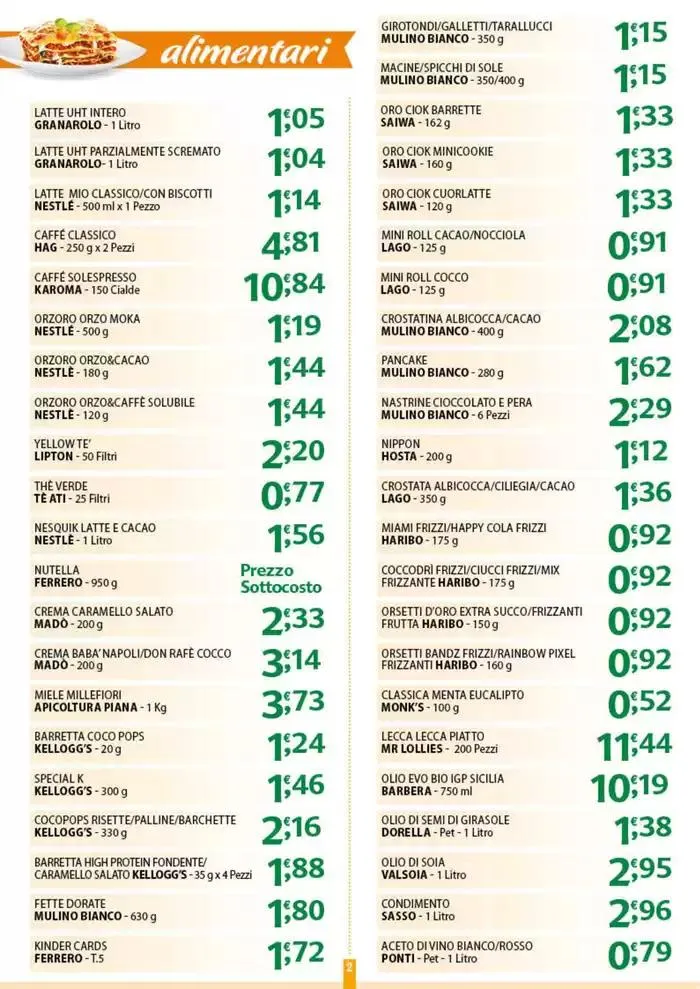 Sottocosto da 14 aprile a 19 aprile di 2025 - Pagina del volantino 2