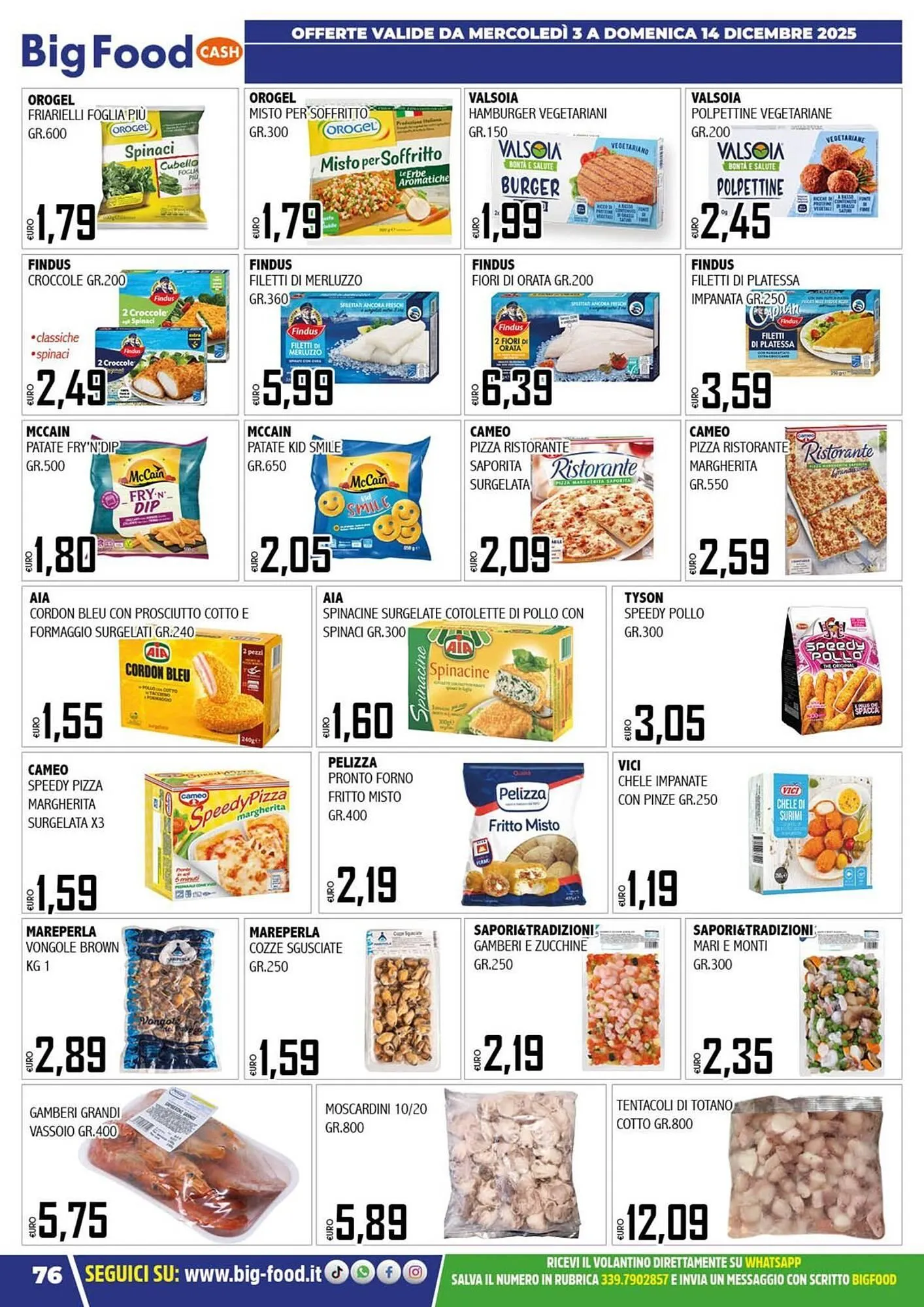 Volantino Big Food da 3 dicembre a 14 dicembre di 2025 - Pagina del volantino 75