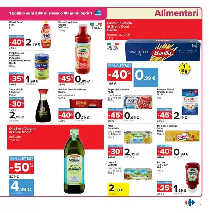 Sconti 30%40%50% da 25 marzo a 7 aprile di 2025 - Pagina del volantino 19