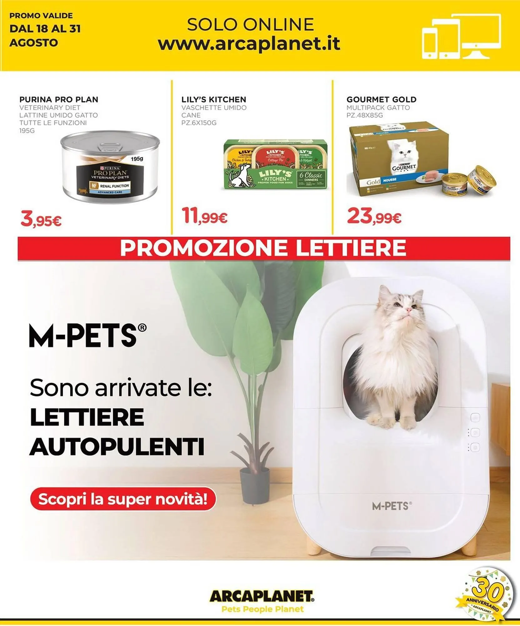 Volantino Arcaplanet da 18 agosto a 31 agosto di 2025 - Pagina del volantino 29