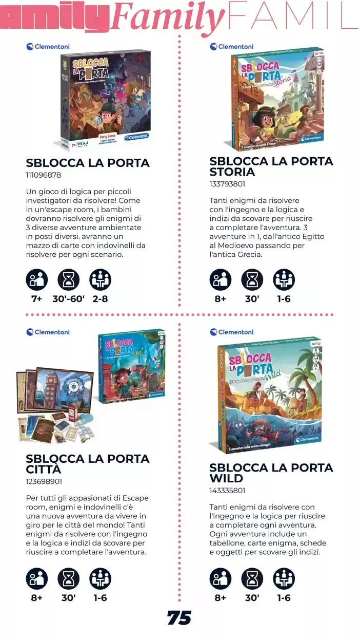 Catalogo Giochi di Società da 1 marzo a 15 marzo di 2025 - Pagina del volantino 75
