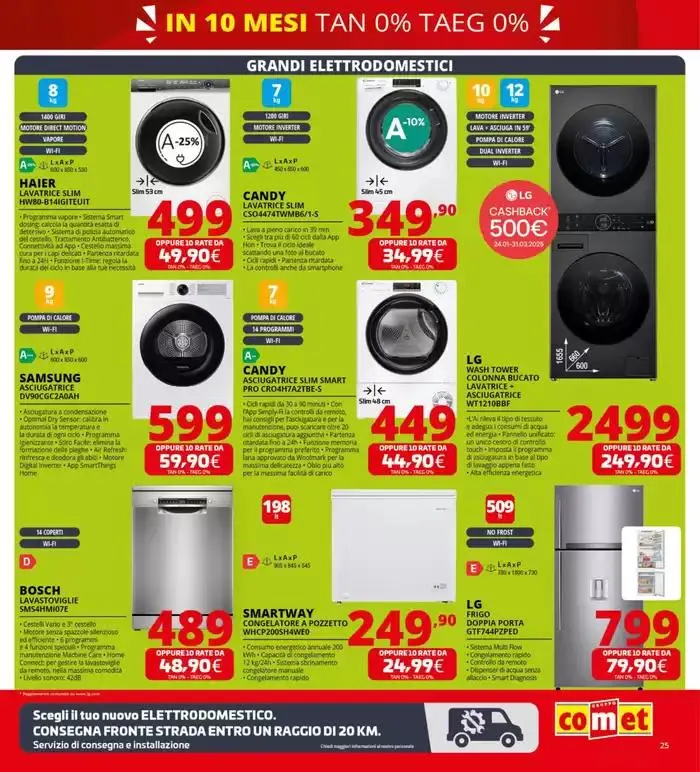 Zero scusa, tasso zero da Comet! da 3 aprile a 16 aprile di 2025 - Pagina del volantino 25