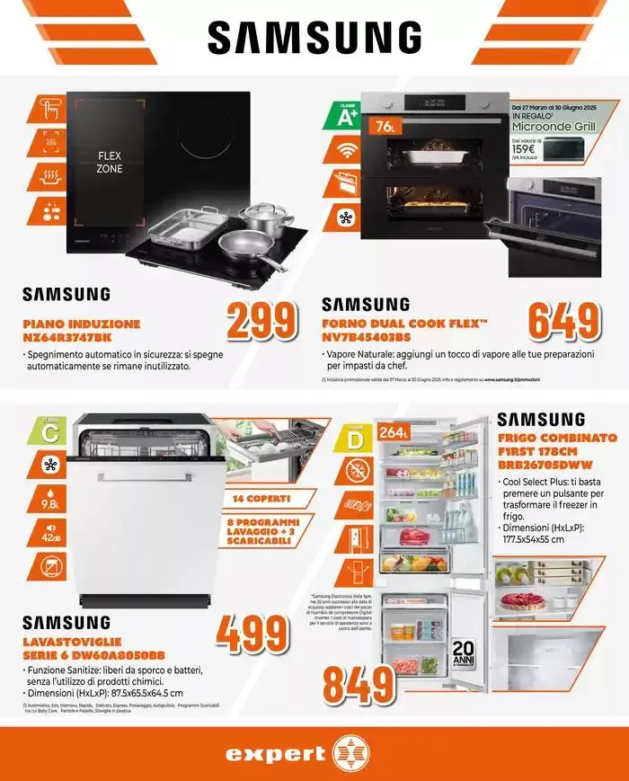 Speciale Grandi Elettrodomestici da Expert! da 27 marzo a 9 aprile di 2025 - Pagina del volantino 6