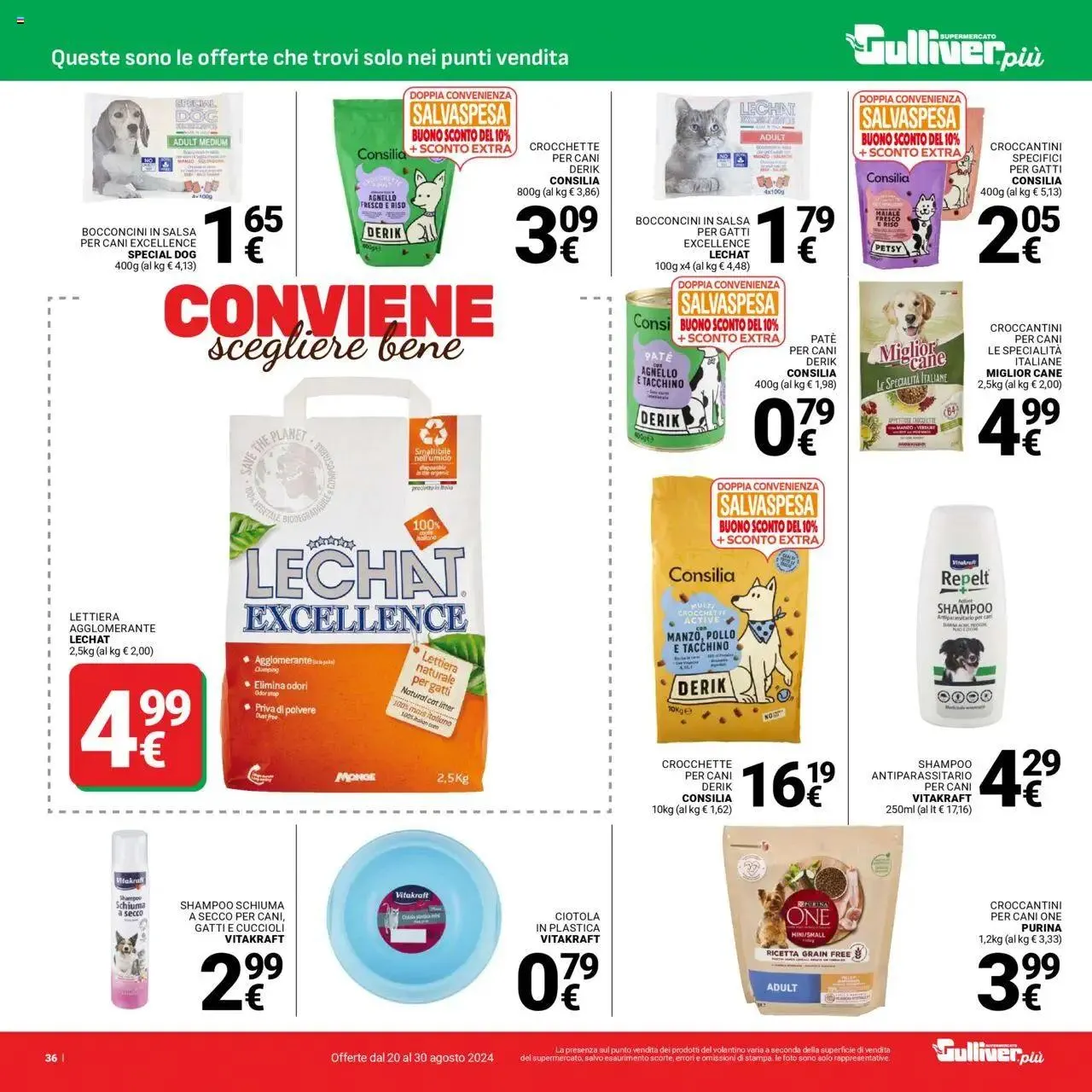 Volantino Gulliver da 20 agosto a 30 agosto di 2024 - Pagina del volantino 36