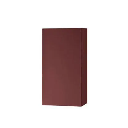 Pensile bagno 1 anta reversibile Bali laccato opaco rosso jaipur L30xH60xP17 cm