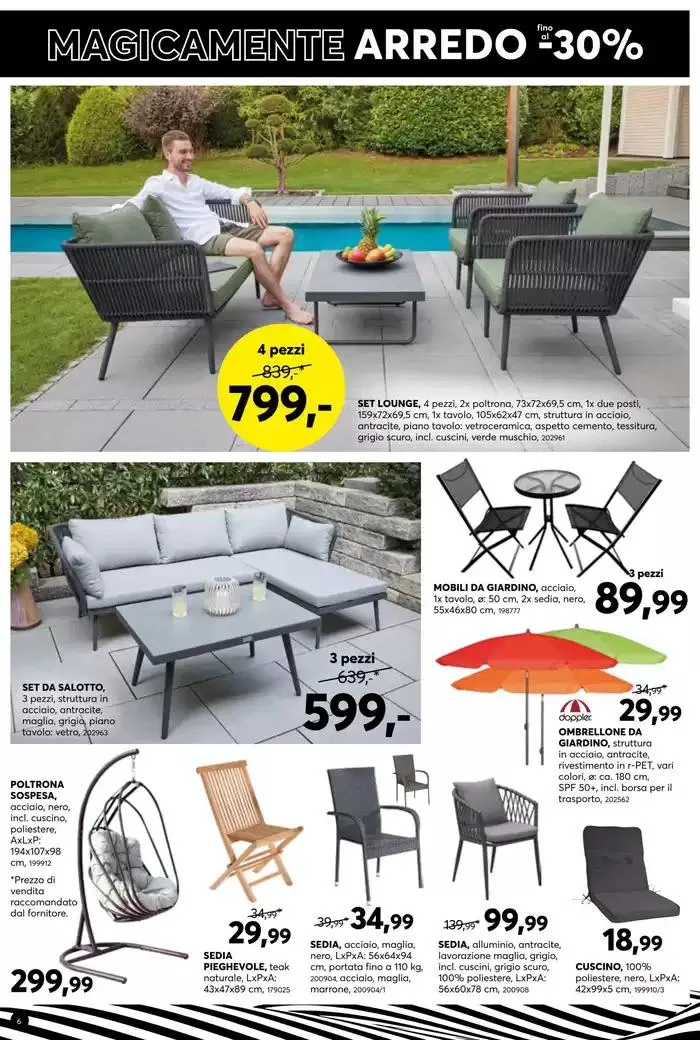 Magicamente Arredo fino al -30% da 10 marzo a 23 marzo di 2025 - Pagina del volantino 6