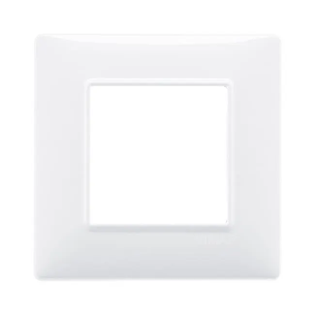Placca 2 moduli serie Plana VIMAR bianco