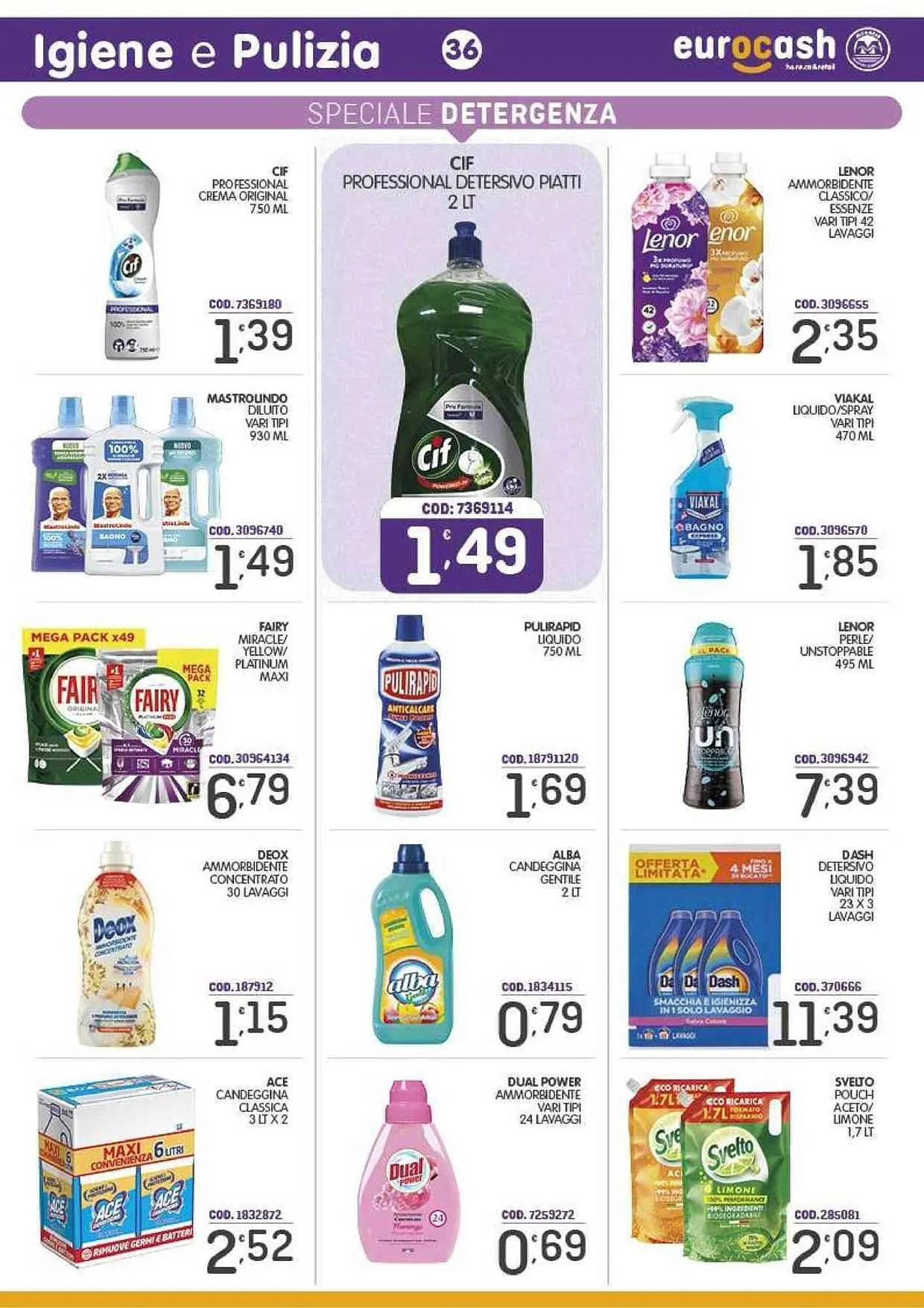 Volantino Eurocash da 27 ottobre a 9 novembre di 2025 - Pagina del volantino 36