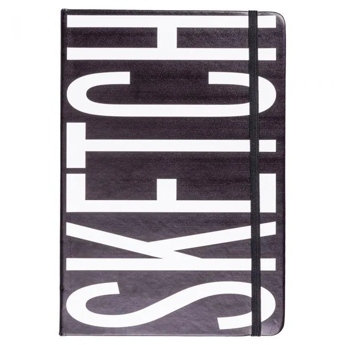 Taccuino Sketch, copertina rigida, nero, Bigismore