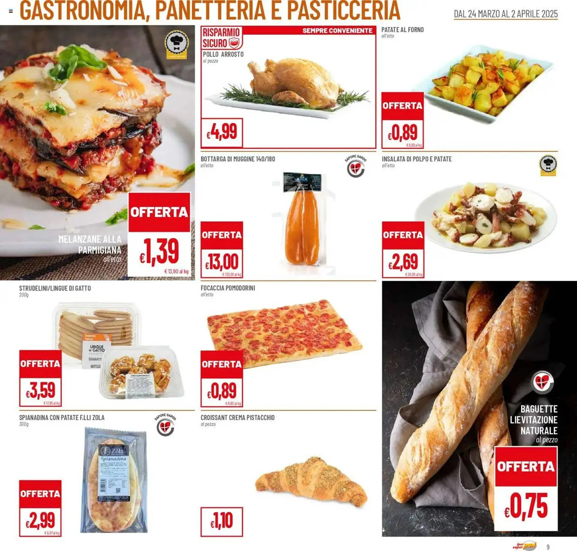 Volantino Pan da 24 marzo a 2 aprile di 2025 - Pagina del volantino 9