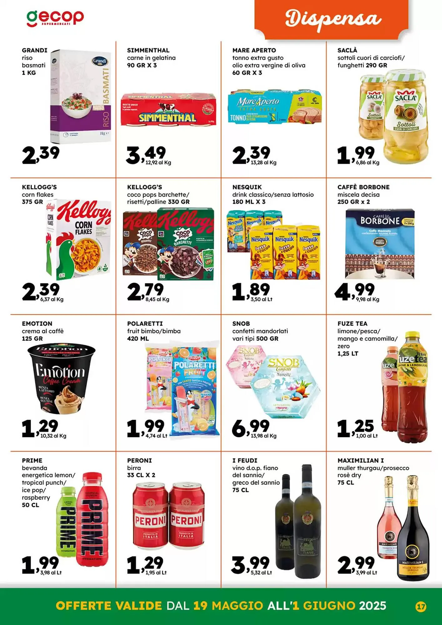 Volantino Gecop da 19 maggio a 1 giugno di 2025 - Pagina del volantino 17