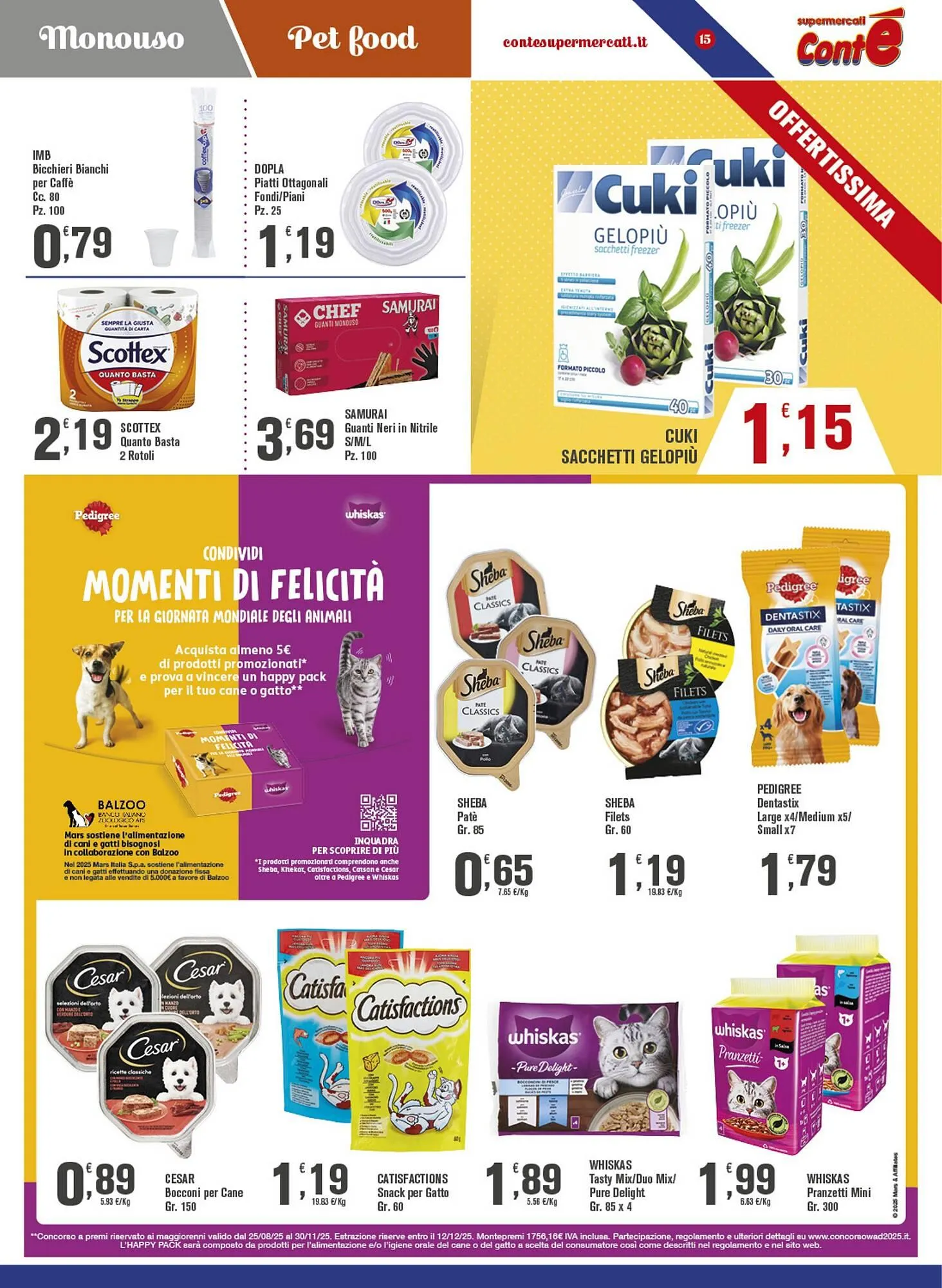 Volantino Conté Supermercati da 2 ottobre a 12 ottobre di 2025 - Pagina del volantino 15