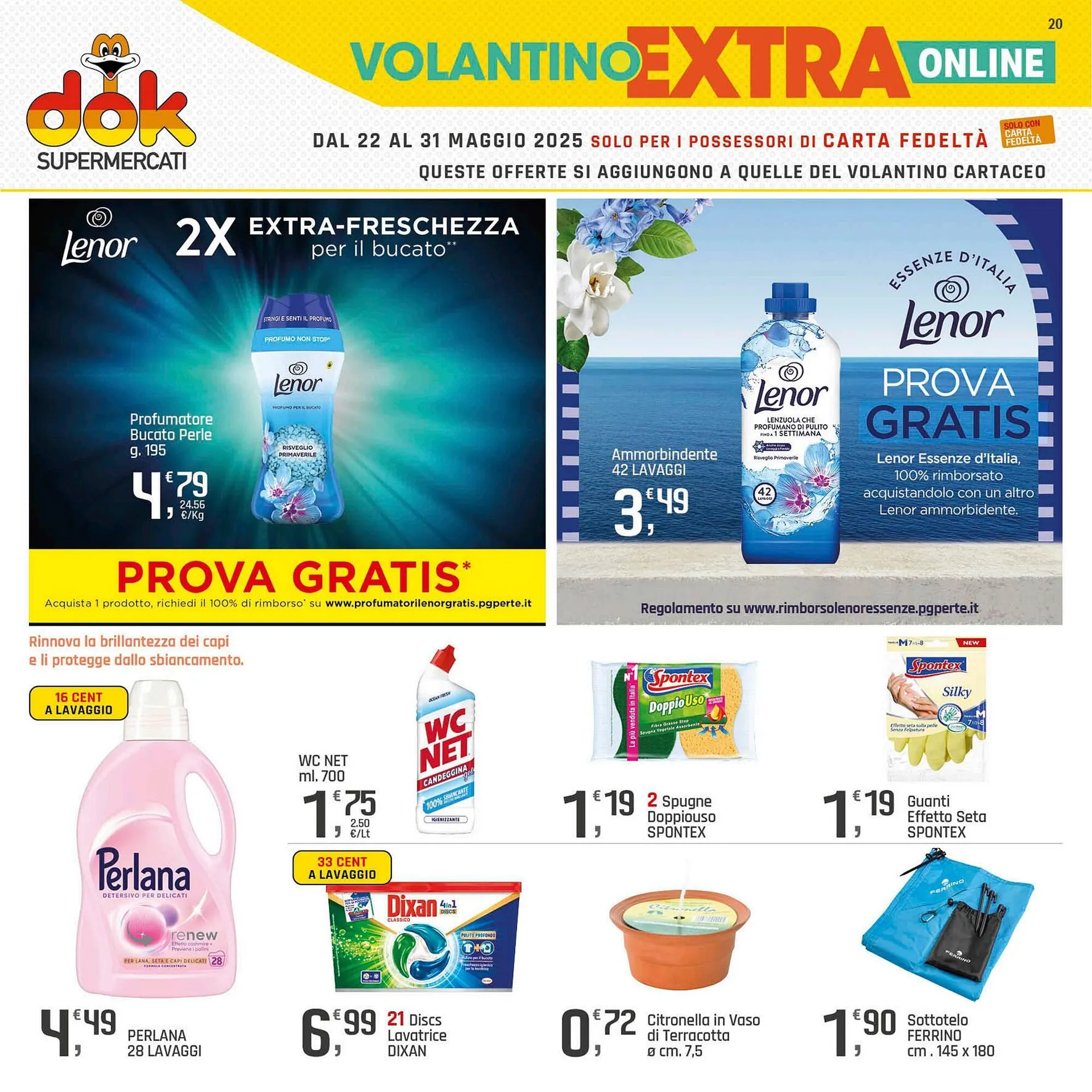 Volantino Supermercati Dok da 22 maggio a 31 maggio di 2025 - Pagina del volantino 20
