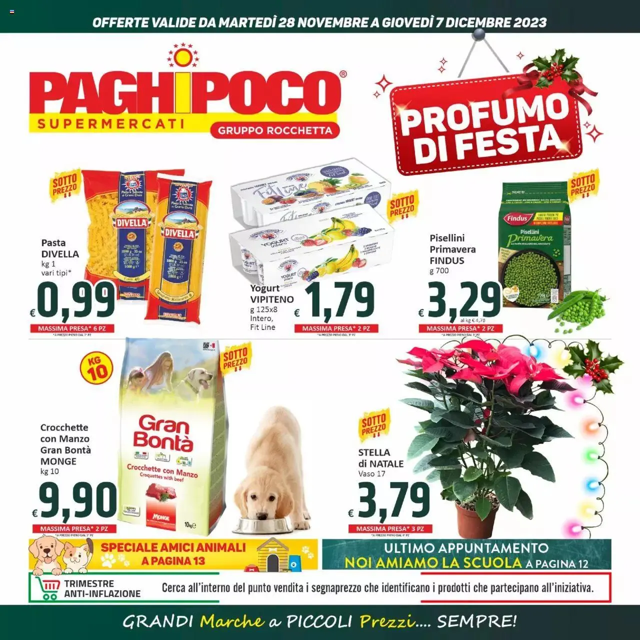 Volantino Paghi Poco da 28 novembre a 7 dicembre di 2023 - Pagina del volantino 1
