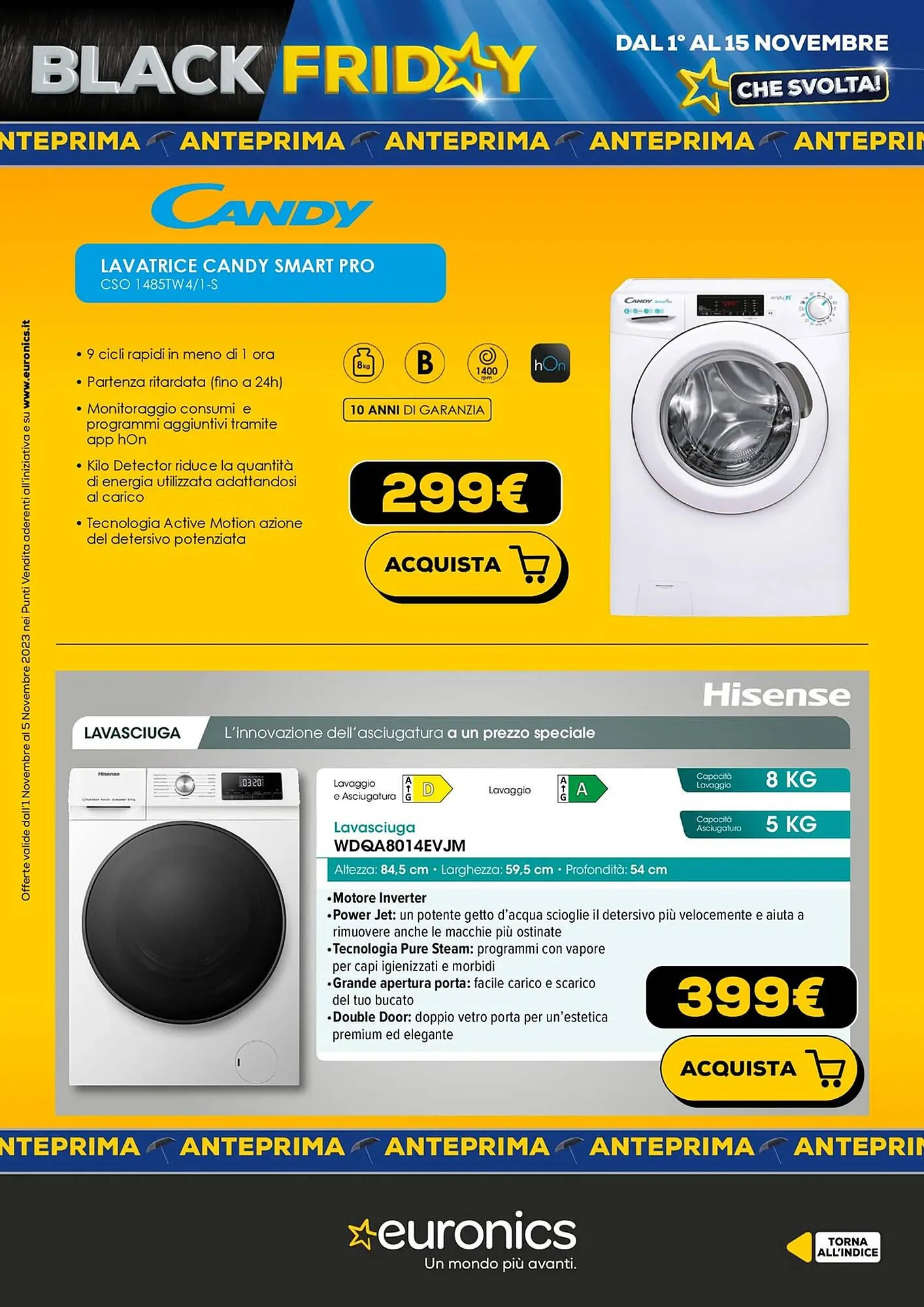 Volantino Euronics da 1 novembre a 15 novembre di 2023 - Pagina del volantino 45