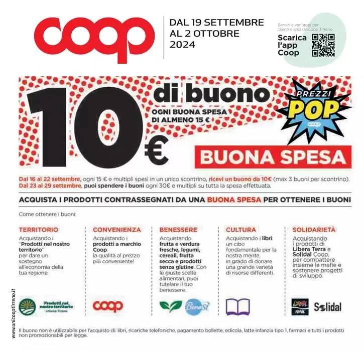 Dal 19 settembre al 2 ottobre da 19 settembre a 2 ottobre di 2024 - Pagina del volantino 1