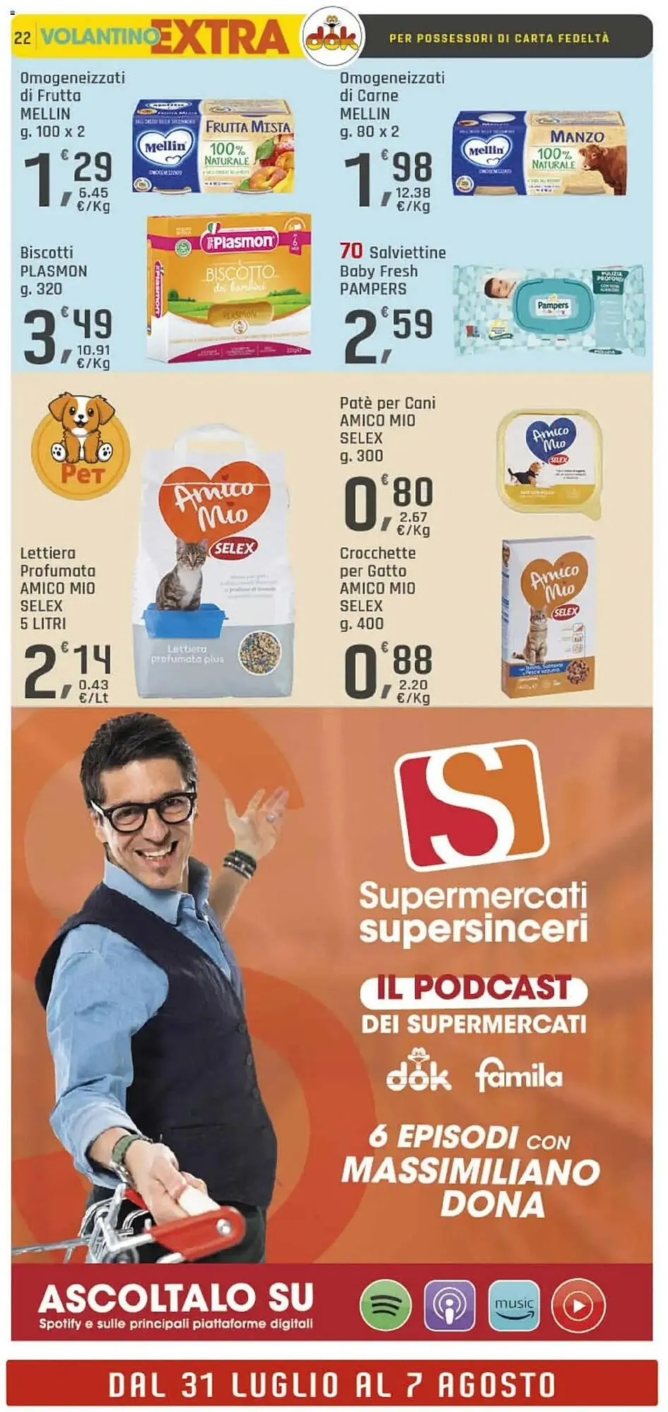 Volantino Supermercati Dok da 31 luglio a 7 agosto di 2025 - Pagina del volantino 22