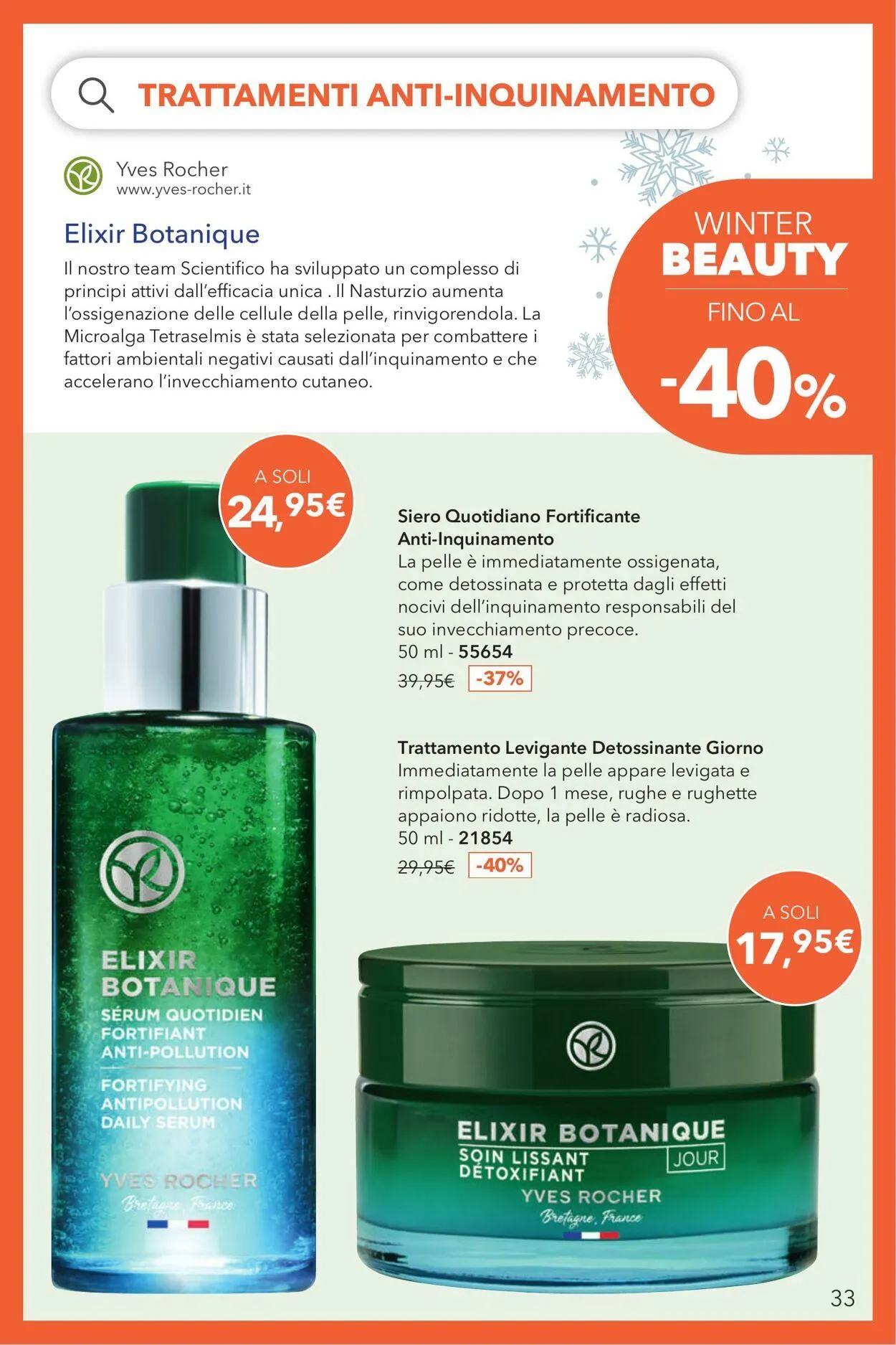 Yves Rocher Volantino attuale da 30 gennaio a 13 febbraio di 2025 - Pagina del volantino 33