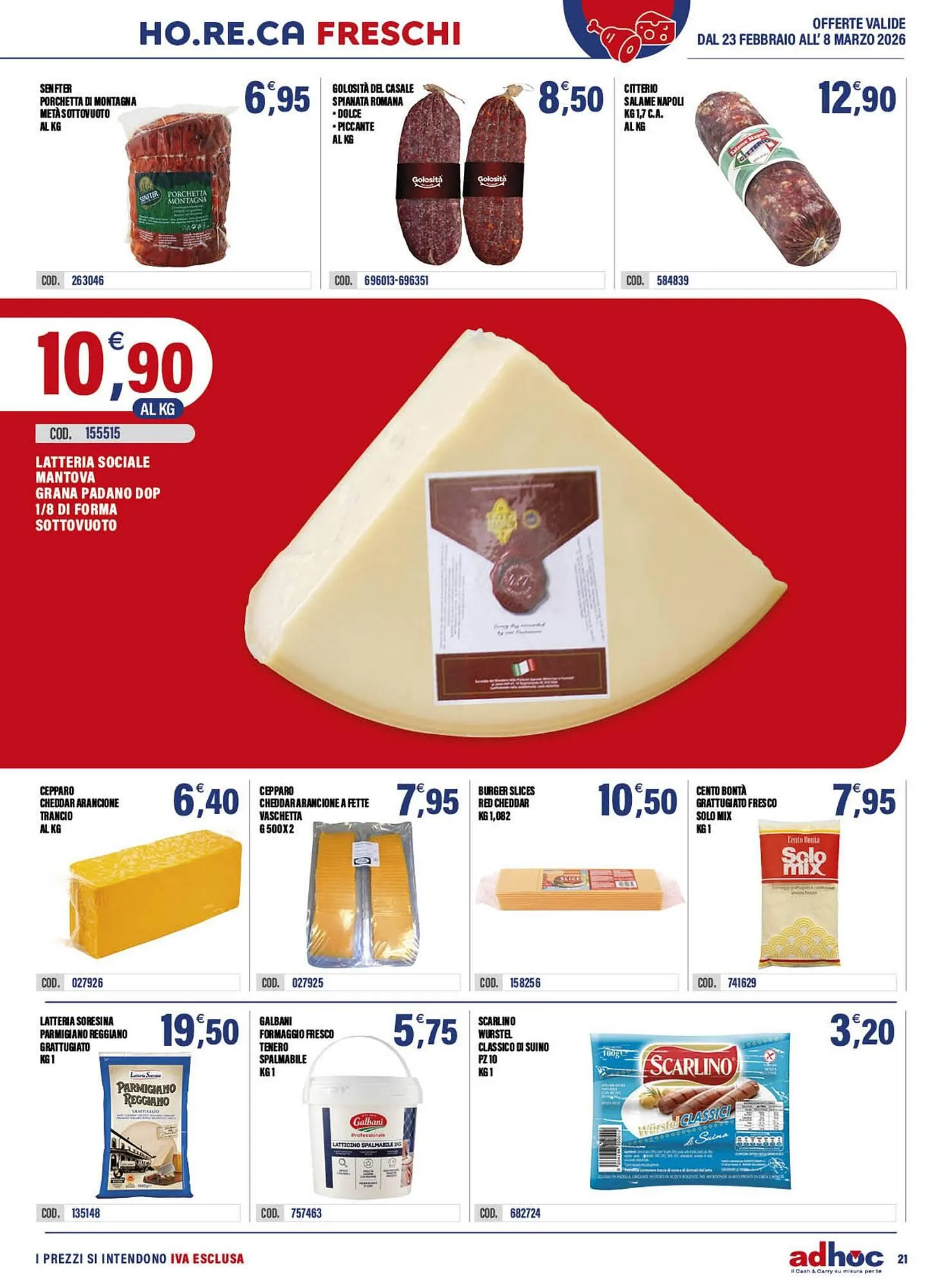 Volantino Adhoc da 23 febbraio a 8 marzo di 2026 - Pagina del volantino 21