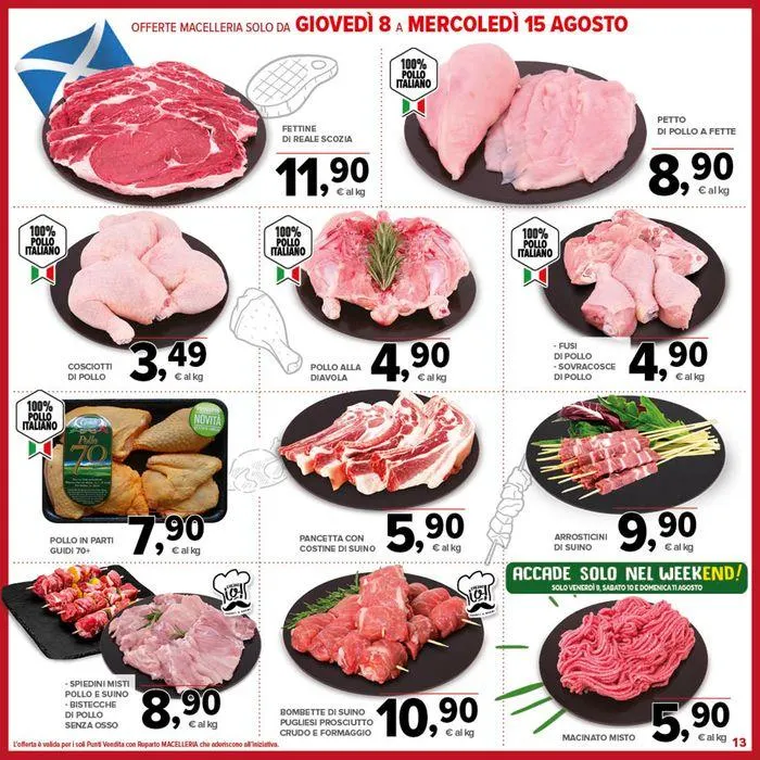 Sconti 30%40%50% da 1 agosto a 15 agosto di 2024 - Pagina del volantino 13