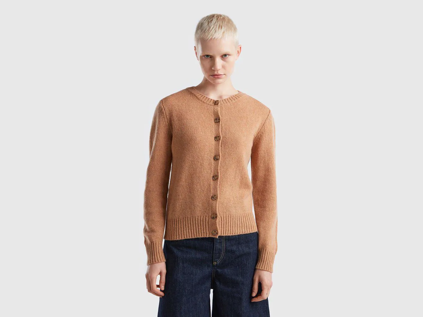 Cardigan in pura lana Shetland