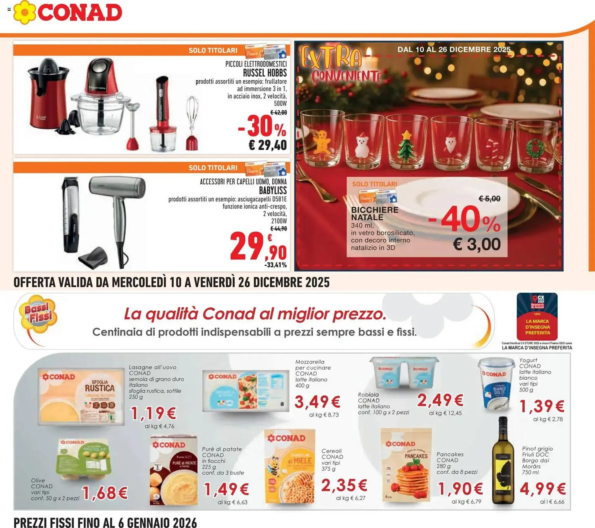 Volantino Conad da 10 dicembre a 26 dicembre di 2025 - Pagina del volantino 29