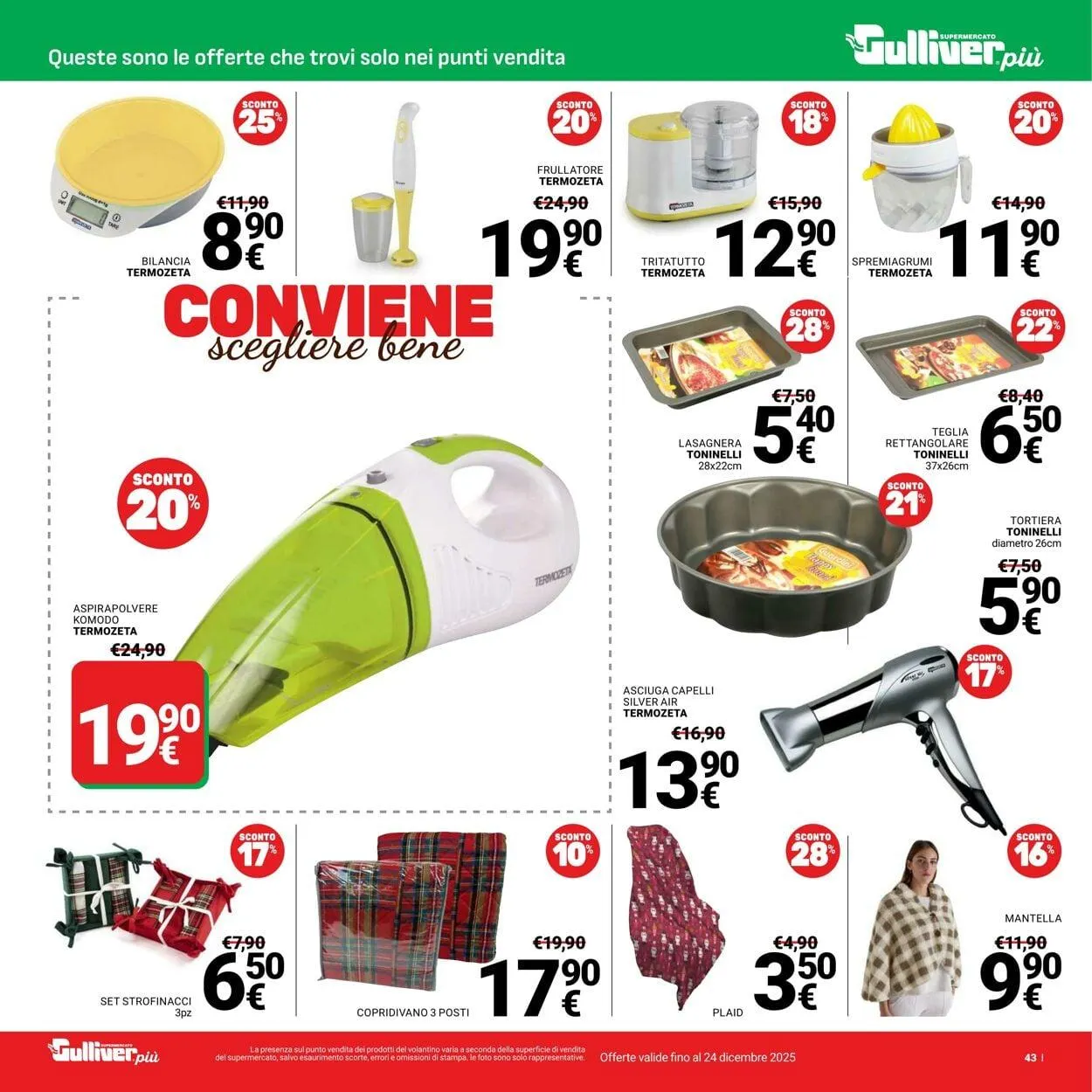 Gulliver Volantino attuale da 9 dicembre a 18 dicembre di 2025 - Pagina del volantino 43